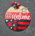 Firefighter Welcome Flag