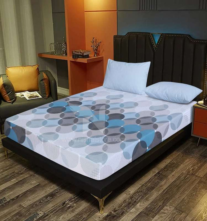 Fitted Double Bed Sheet DS 234 - Nishat Creative Store