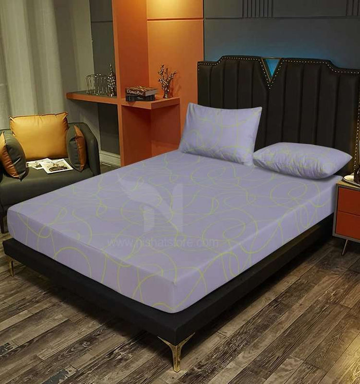 Fitted Double Bed Sheet DS 235 - Nishat Creative Store