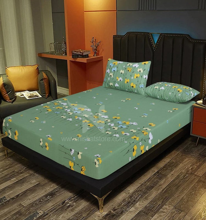 Fitted Double Bed Sheet DS 240 - Nishat Creative Store