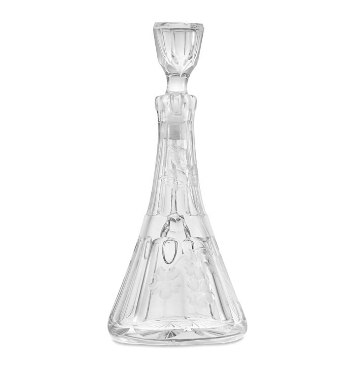 Floral Cut Glass Cruet
