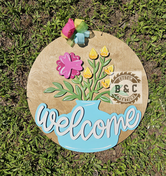 Flower Vase Welcome