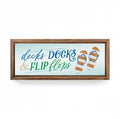 Framed Art Decks, Docks & Flip Flops