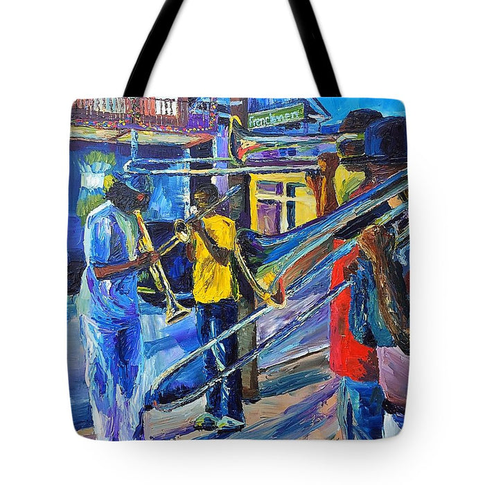 Frenchmen St., New Orleans - Tote Bag