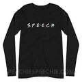 Friends Speech Premium Long Sleeve - Black / XS - peachiespeechie.com