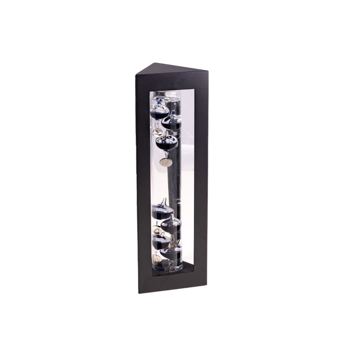 Galileo Thermometer in Black