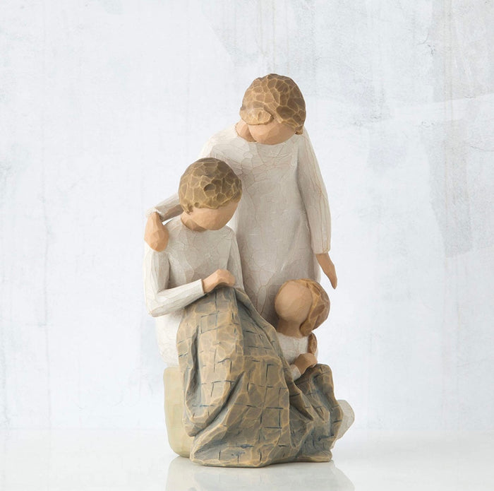 GENERATIONS FIFTH SCULPTURE HAND PAINTING WILLOW TREE BY SUSAN LORDI