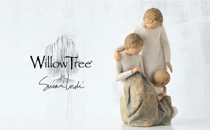 GENERATIONS FIFTH SCULPTURE HAND PAINTING WILLOW TREE BY SUSAN LORDI