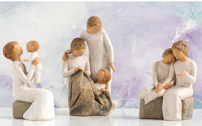 GENERATIONS FIFTH SCULPTURE HAND PAINTING WILLOW TREE BY SUSAN LORDI
