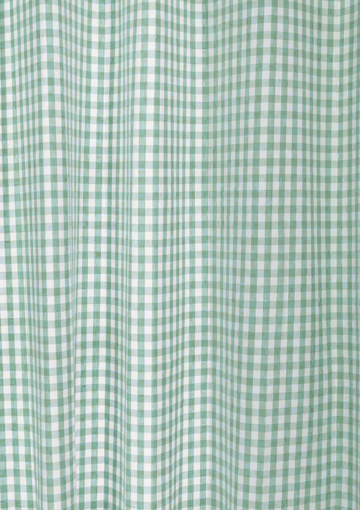 Gingham Sage Green Fabric