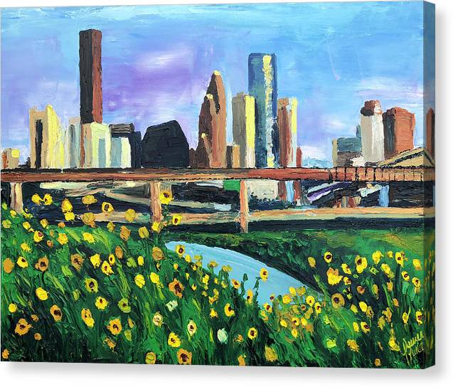 Glass Castles and Sunshine Gardens - Canvas Print