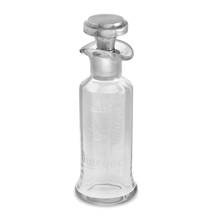 Glass Oil and Vinegar Bottle by T. G. Hawkes & Company