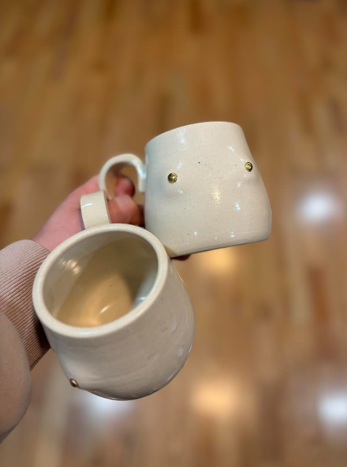 Golden Boobie Mugs