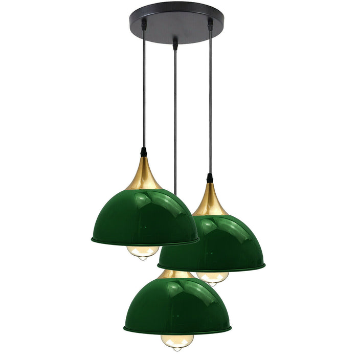 Green 3 Way Lampshade Modern Hanging light