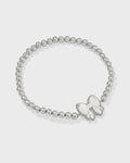 Haley Bow Stretch Rhod Ivory MOP Bracelet Kendra Scott