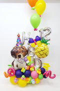 HBD Doggy Balloon Bouquet