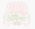 Hello Summer Ice Cream Truck