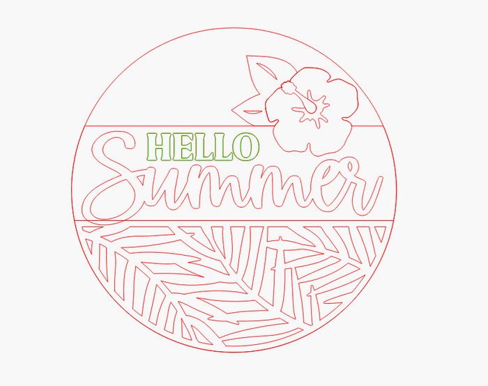 Hello Summer Tropical