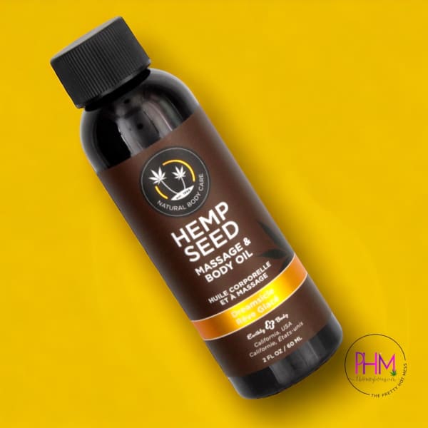 •Hemp Seed Massage Oil | Earthly Body - Done
