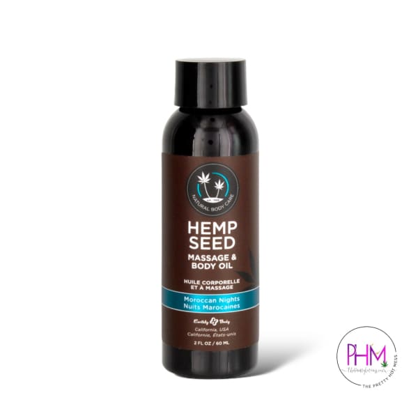 •Hemp Seed Massage Oil | Earthly Body - Done