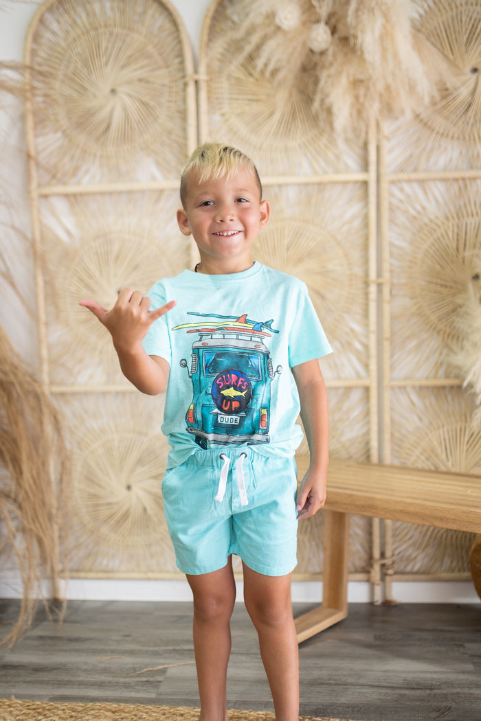 Hugo Draw String Short's-Mint