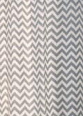 Ikat chevron printed cotton Fabric - Grey