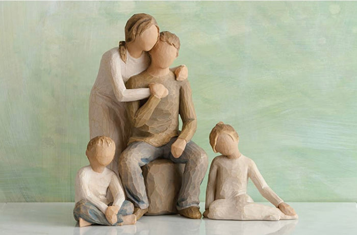 IMAGINATIVE CHILD FIGURE SCULPTURE HAND PAINTING WILLOW TREE BY SUSAN LORDI