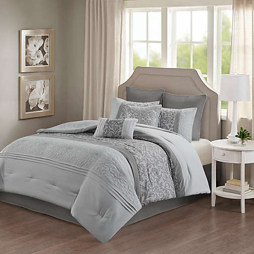 JLA Home 510 Design Ramsey King Embroidered 8 Piece Comforter