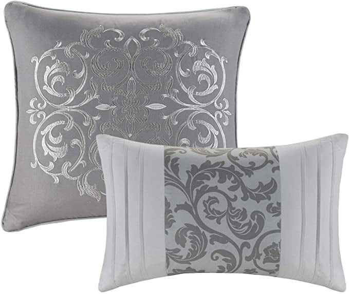 JLA Home 510 Design Ramsey King Embroidered 8 Piece Comforter