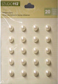 K & Company Studio 112 Self-Adhesive Pearls Embellishments - SCRAPBOOKFARE