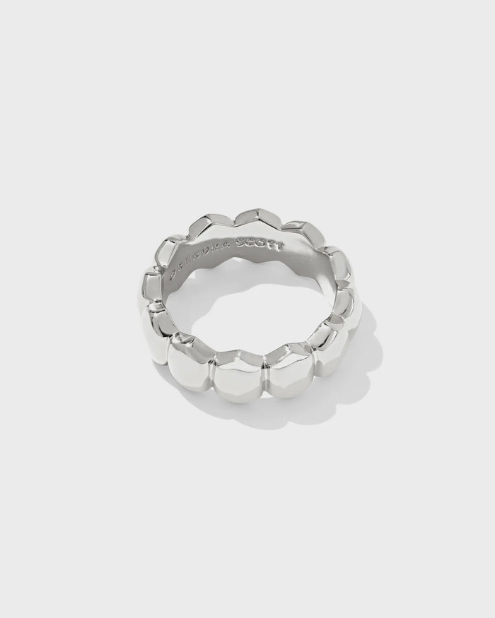 Kaitlin Band Ring Rhod Size 9 Kendra Scott