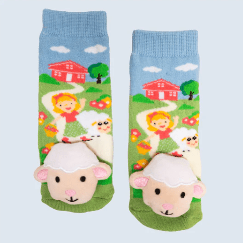 Kids Slipper Socks Mary Had a Little Lamb