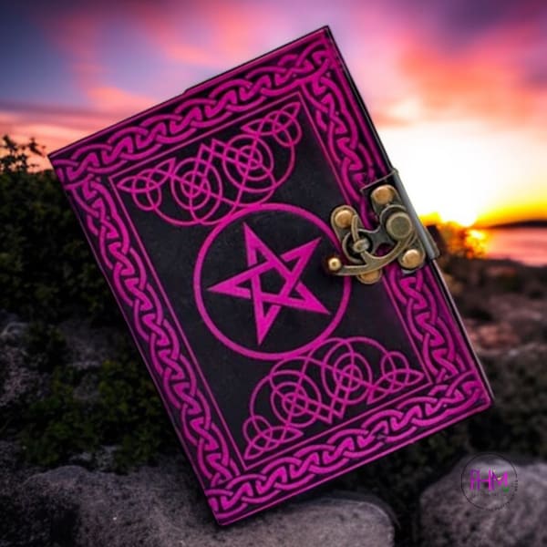 Magical Secrets Leather Journal 🌙 - journal