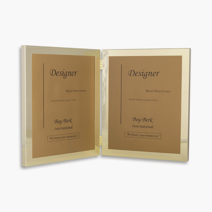 Mason Gold Plated Double 5"x7" Frame