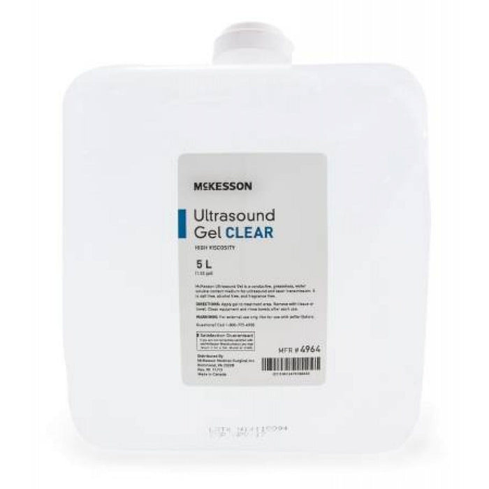 McKesson Ultrasound Gel Ultrasound and Laser Transmission 5 Liter Cubitainer, 1 Count
