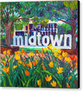 Midtown In Bloom - Canvas Print
