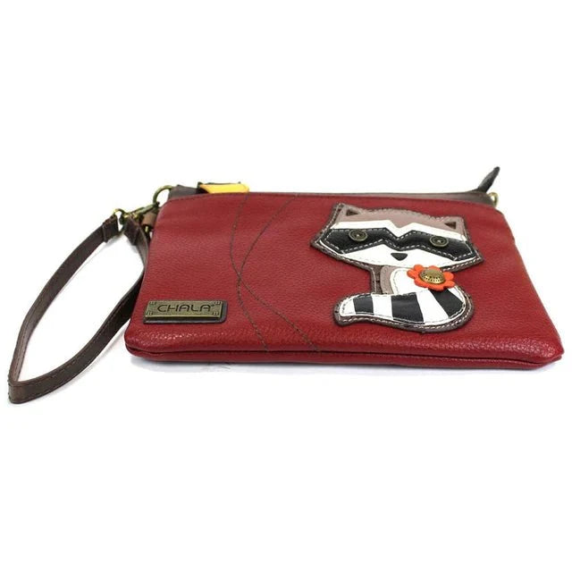 Mini Crossbody Burgundy Raccoon