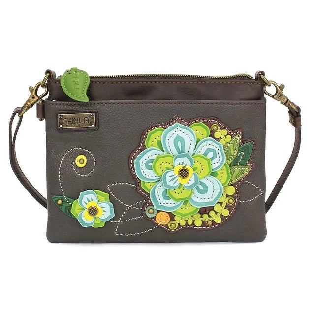 Mini Crossbody Ink Succulent