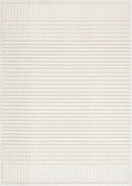Modern Contemporary Ivory and Beige Medium pile Washable Area Rug - The Rug Decor
