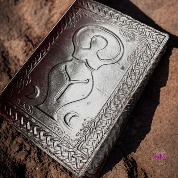 Mother Goddess Leather Journal 🌙 - journal