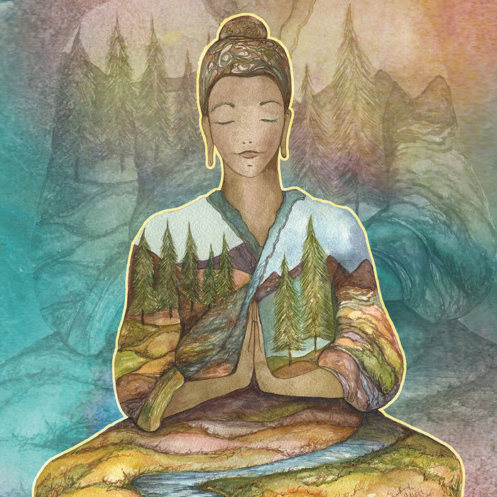 Mountain Buddha by Denise Griffin