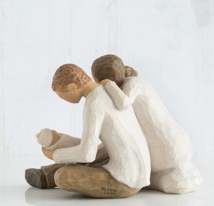 NEW LIFE FIGURE SCULPTURE HAND PAINTING WILLOW TREE BY SUSAN LORDI