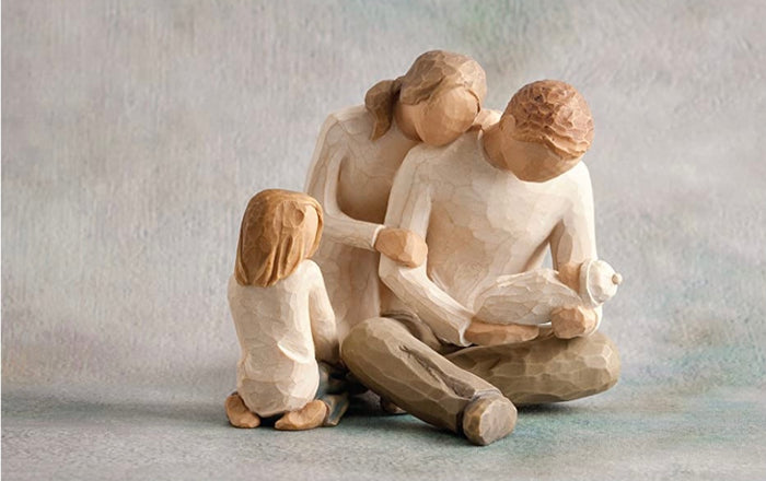 NEW LIFE FIGURE SCULPTURE HAND PAINTING WILLOW TREE BY SUSAN LORDI