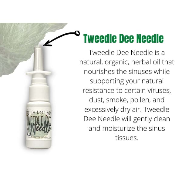 NEW VERSION Tweedle Dee Needle Hemp Infused Nasal Spray