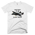 Northrop P-61 Black Widow (Black) Airplane T-shirt - Personalized with N#