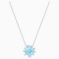 OLIVE:PENDANT RND AQUA/CRY/RHS