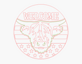 Patriotic Cow Welcome