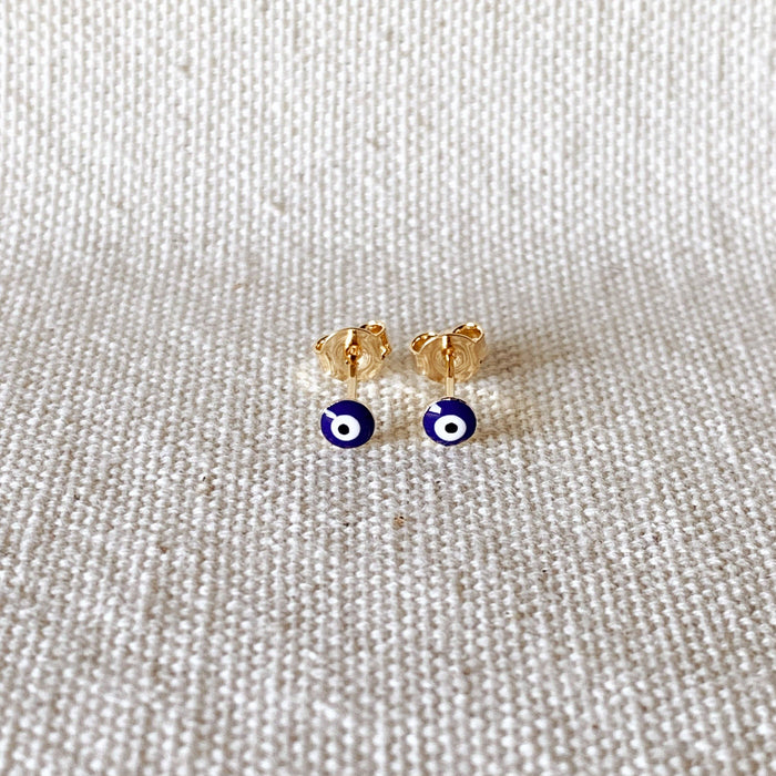 Petite Evil Eye Stud Earrings