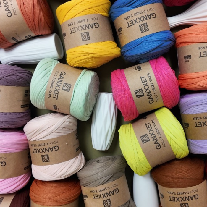 Poly T-Shirt Yarn Ice Green Color