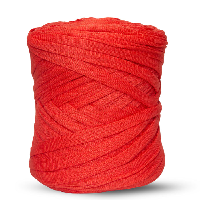 Poly T-Shirt Yarn Terracotta Color